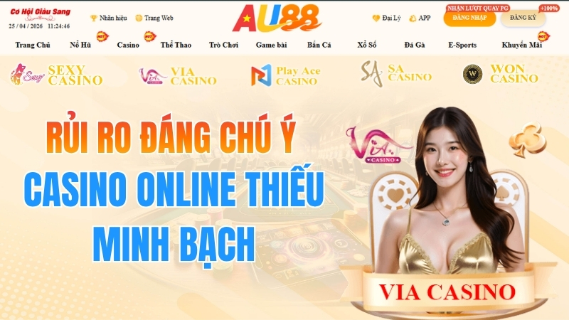 Rủi Ro Khi Casino Online Thiếu Minh Bạch